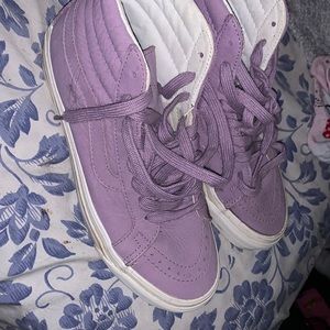 Vans purple shoes